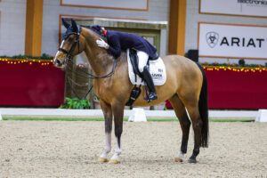 Pats and hugs for Issey at the end of the test.